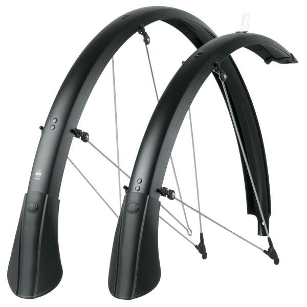 SKS Schutzblechgarnitur Bluemels Matt 28" 53 mm schwarz matt 