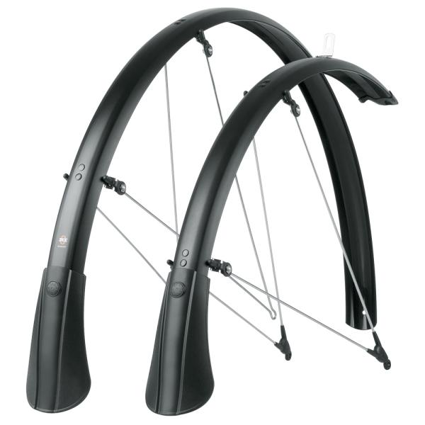 SKS Schutzblechgarnitur Bluemels Matt 28" 45 mm schwarz matt 