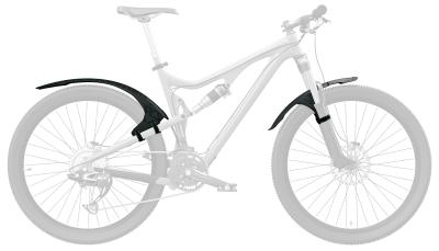 SKS HR-Steckschutzblech Mudrocker rear 27.5-29" L&auml;nge 840 mm schwarz  Produktbild 2