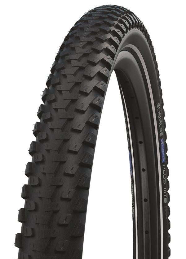 Schwalbe Pneu Marathon Plus MTB 27.5x2.25 starr mit Reflexstreifen black 