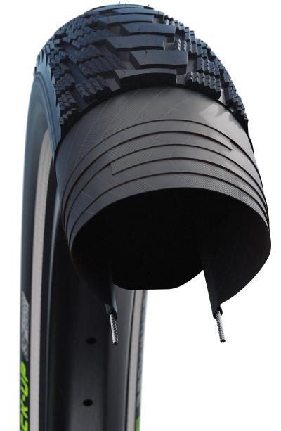 Schwalbe Pneu Pick-Up 26x2.15 Starr mit Reflexstreifen black  Produktbild 4