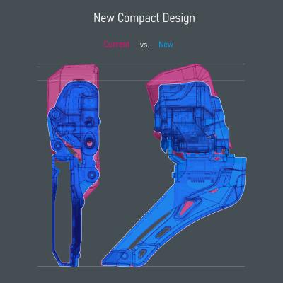 Shimano Umwerfer DURA-ACE FD-R9250 Di2 2x12 Down Swing 61-66&deg; Anl&ouml;t  Produktbild 3
