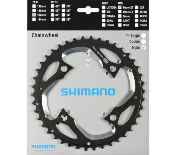 Shimano Kettenblatt XT FC-M780 42 Z&auml;hne AE 