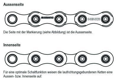 Shimano Kette CN-HG601 HG-X 11-Gang 138 Glieder Quick-Link  Produktbild 2
