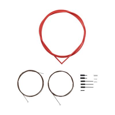 Shimano Schaltzugset Road Polymer rot Blister  Produktbild 1