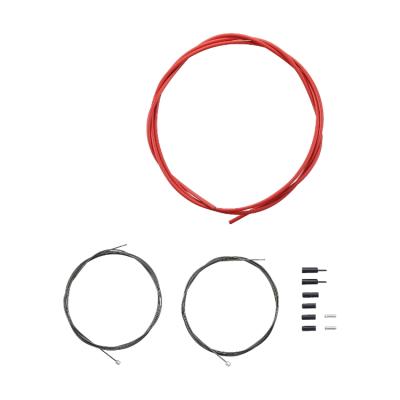 Shimano Schaltzugset Road Optislik rot Blister  Produktbild 1